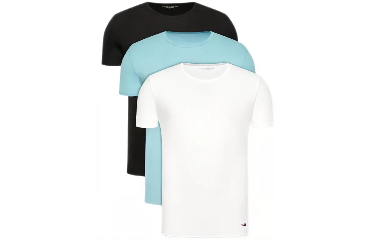 Tommy Hilfiger T-Shirts Men's Crew Neck Moderate Straight Fit