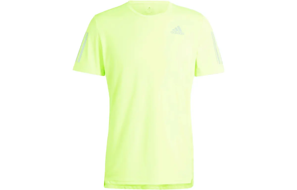 Adidas Set in Sleeve T Shirt Men's Yellow