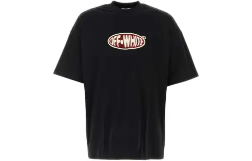 OFF-WHITE logo-print cotton T-shirt