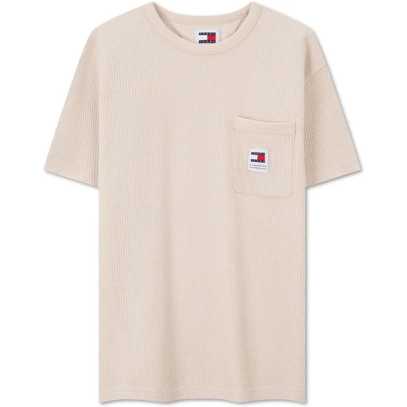 Tommy Hilfiger T-Shirts Men's Crew Neck Moderate Straight Fit