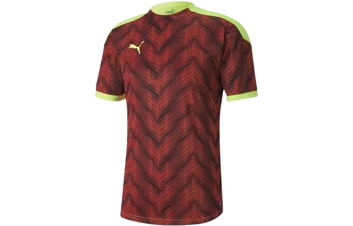PUMA T-Shirts Men's Brown Moderate Straight Fit