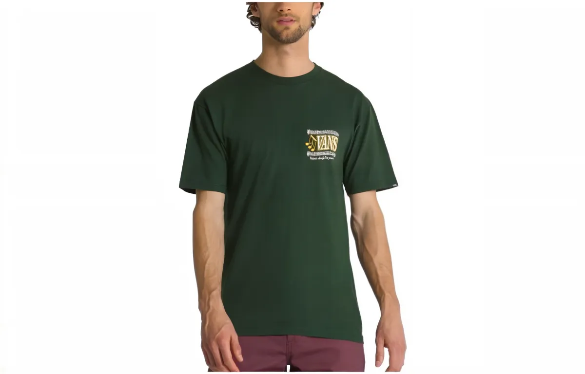 Vans Off The Wall Sound T Shirt Unisex Green