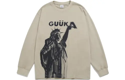 Guuka T Shirts Unisex Crew Neck Moderate Heavyweight