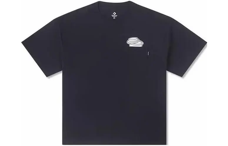 Converse Drop Shoulder Sleeve T-Shirt Men's Black