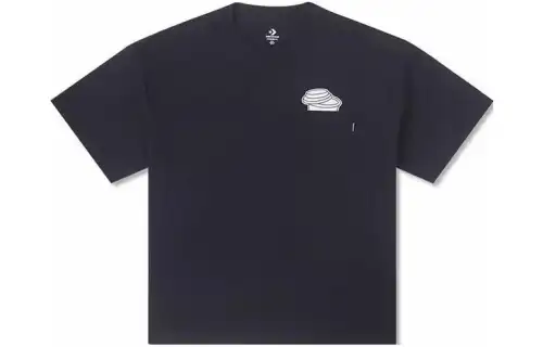 Converse Drop Shoulder Sleeve T-Shirt Men's Black
