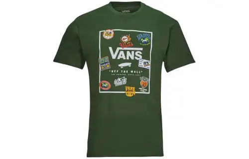Vans Print Bo T Shirt Men's Green