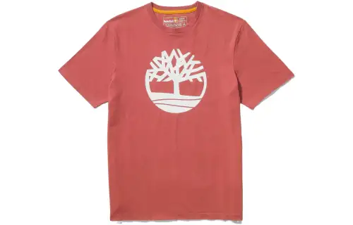 Timberland T Shirt Men's Brick Red