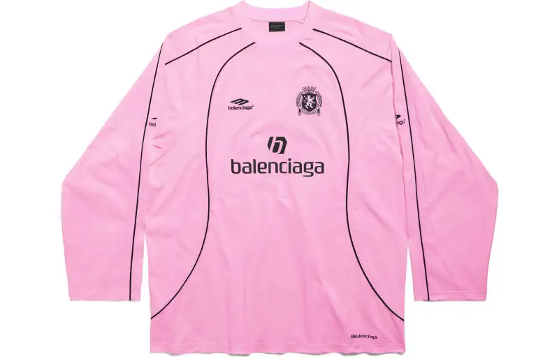 Balenciaga SS24 T Shirt Loose Fit Unisex Pink