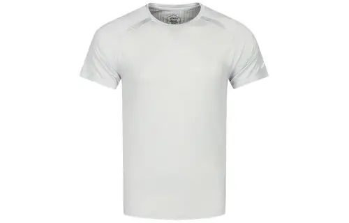 ASICS T Shirts Men's Gray Crew Neck Moderate