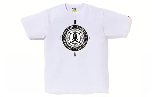 A BATHING APE T Shirts Men's Crew Neck Moderate Straight Fit
