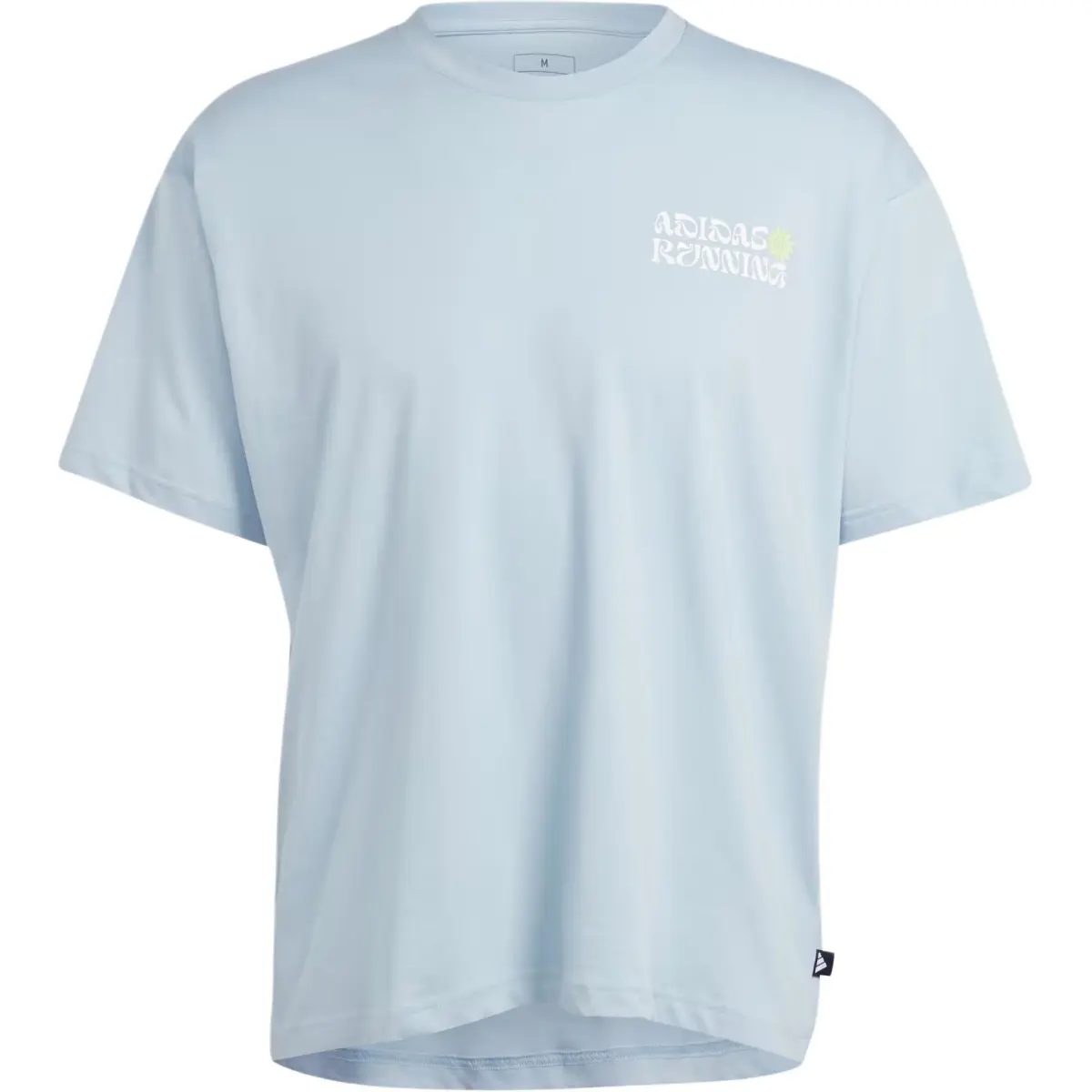 Adidas BREAK THE NORM T-Shirts Unisex Light Blue Crew Neck Moderate Straight Fit