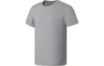 Li Ning Fitness Series T Shirts Men's Ultimate Gray Crew Neck Moderate Straight Fit