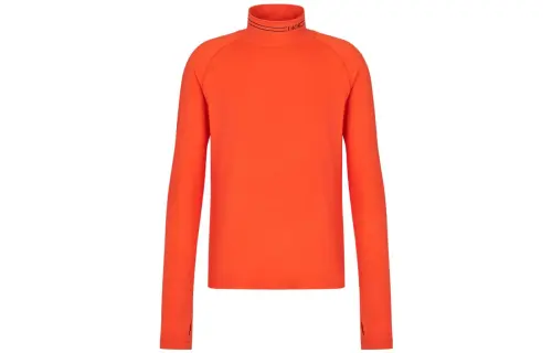 DIOR T Shirts Men's Orange Half Turtleneck Moderate Straight Fit