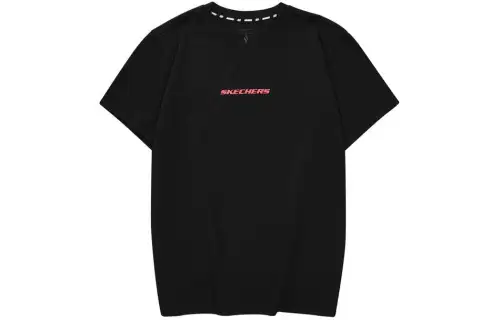 Skechers T Shirt Unisex Carbon Black