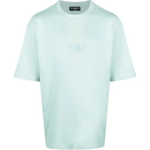 Balenciaga Bb Paris Icon Cotton T-Shirt