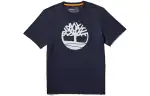 Timberland T Shirts Men's Dark Sapphire Crew Neck Moderate Straight Fit