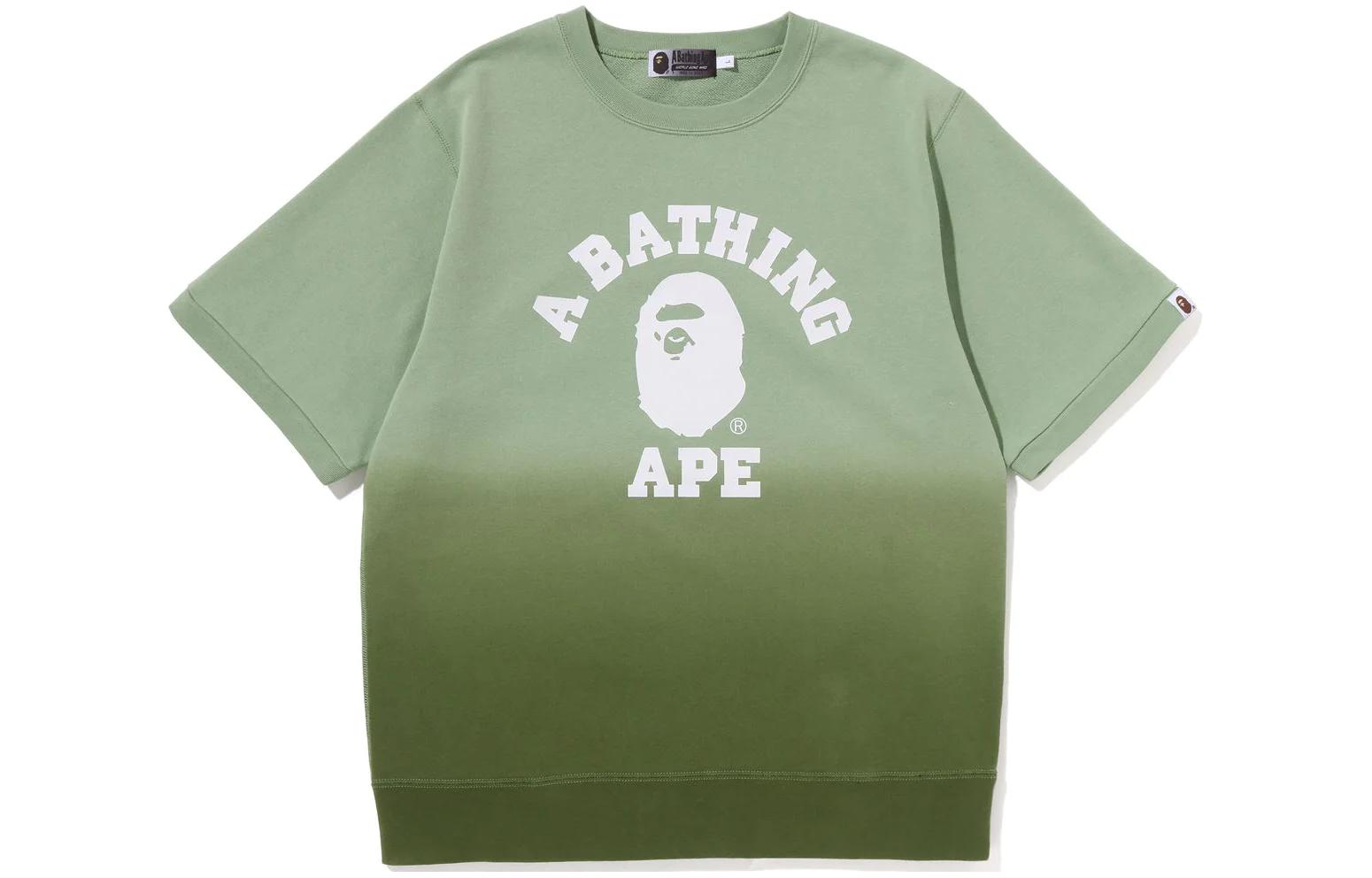 Bape College Gradation S/S Sweat Crewneck