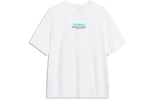 Li Ning Sports Fashion Collection T Shirt Unisex Standard White