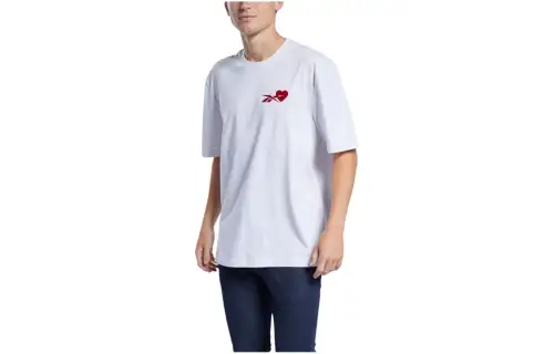 Reebok Cl Valentines Tee T Shirt Unisex White
