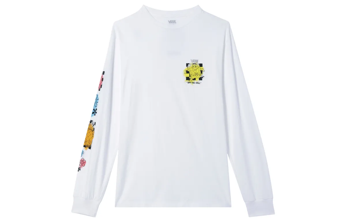 Vans SpongeBob T Shirt Men's White