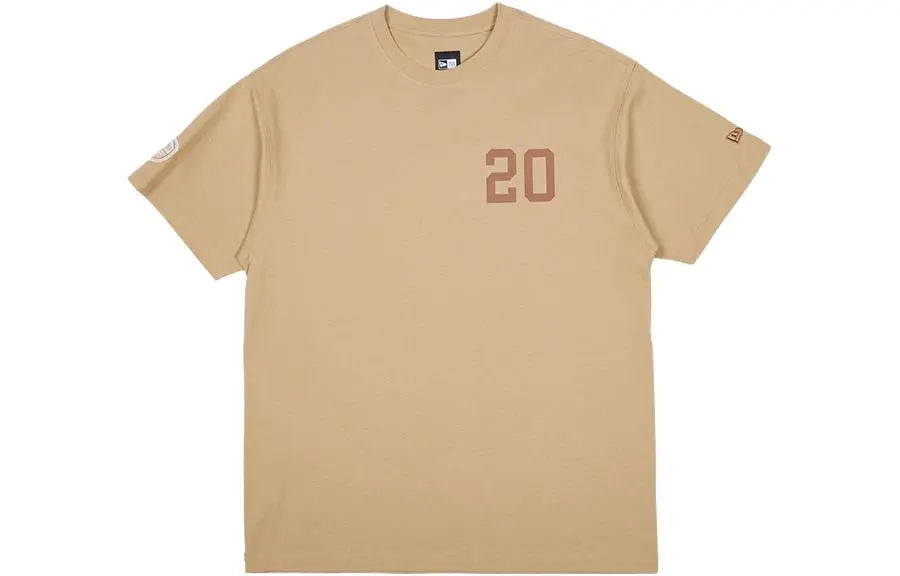 New Era New Era SS23 Preppy Series T-Shirts Unisex Khaki Crew Neck Moderate Other
