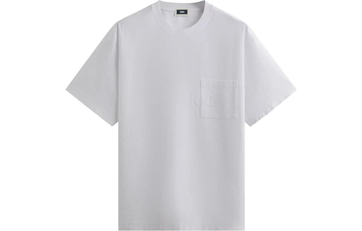 Мужская футболка KITH Solid Chest Pocket (белая)
