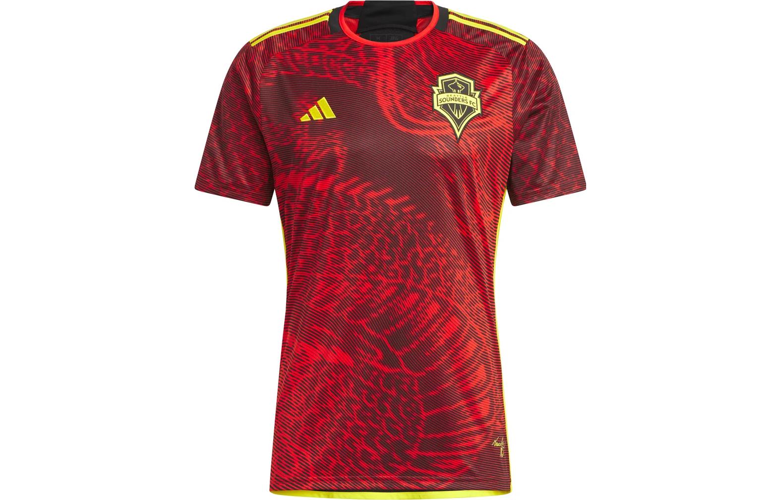 Adidas Seattle Sounders FC T Shirt Men's Red