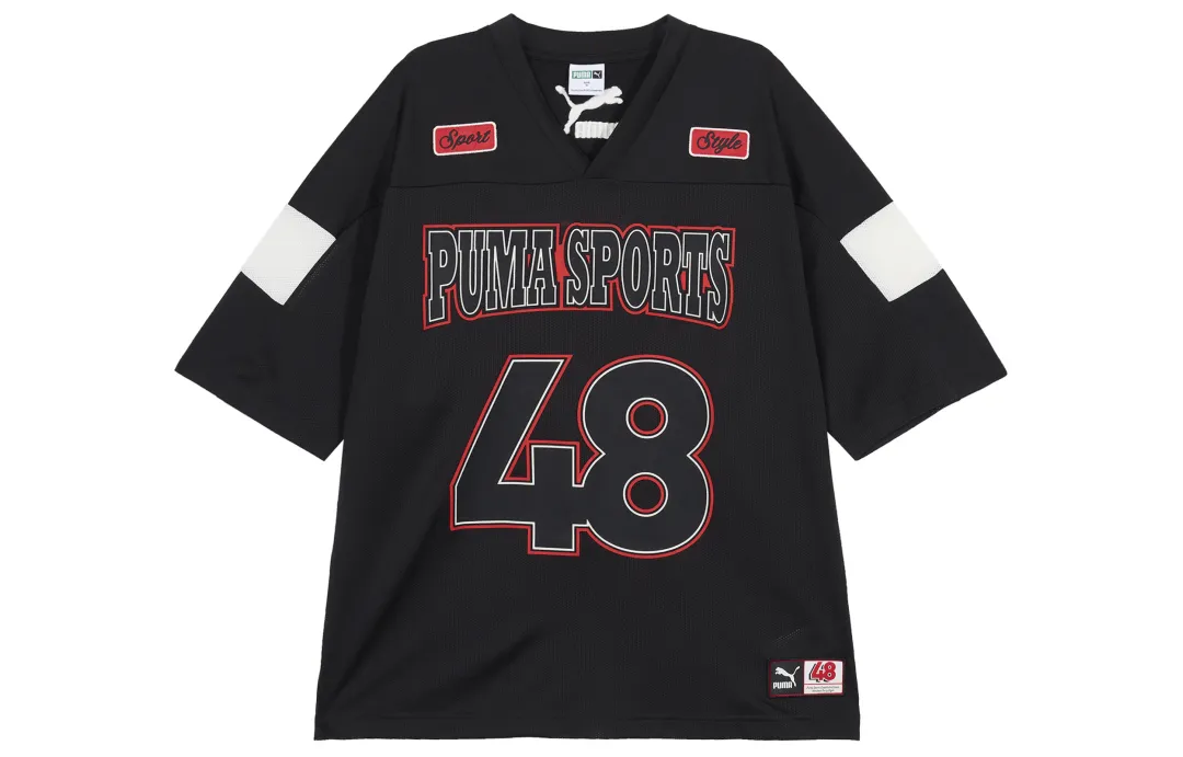 PUMA Drop Shoulder Sleeve T-Shirt Men's Black