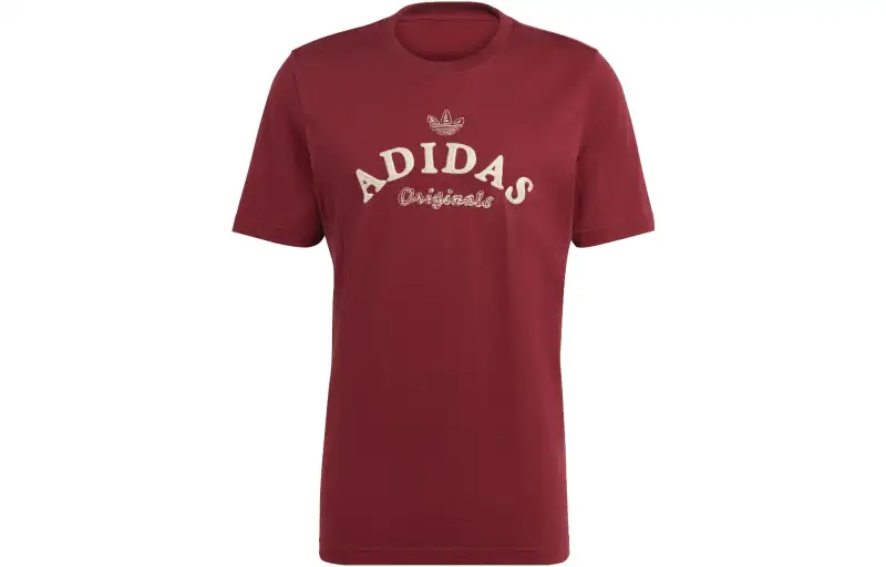 Adidas Originals T Shirt Men's Dark Red