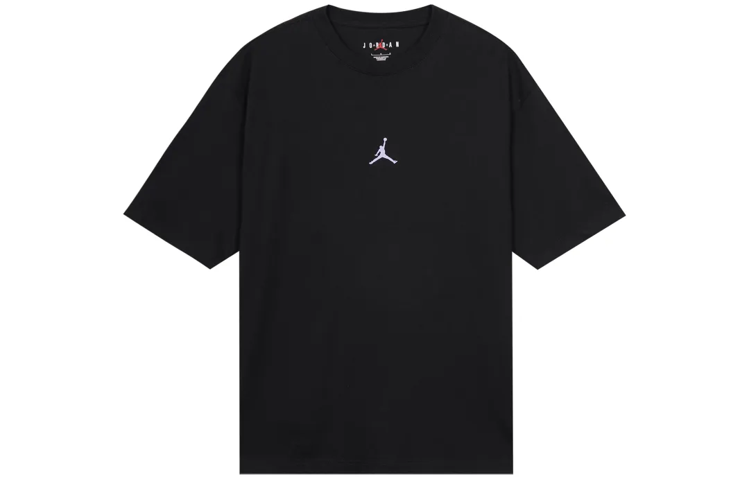 Jordan Drop Shoulder Sleeve T-Shirt Men's Black