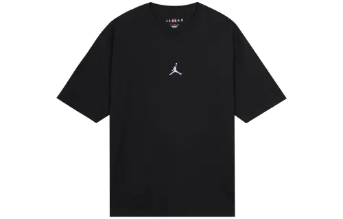 Jordan Drop Shoulder Sleeve T-Shirt Men's Black