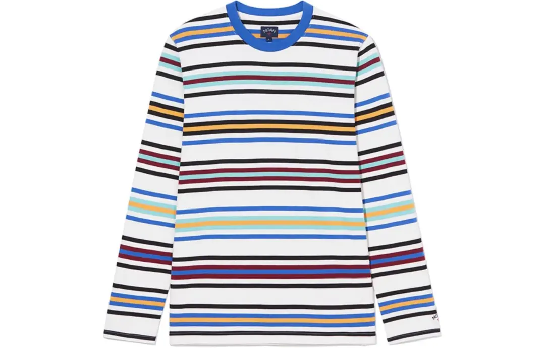 NOAH T Shirts Men's Mixed Color Crew Neck Moderate Straight Fit