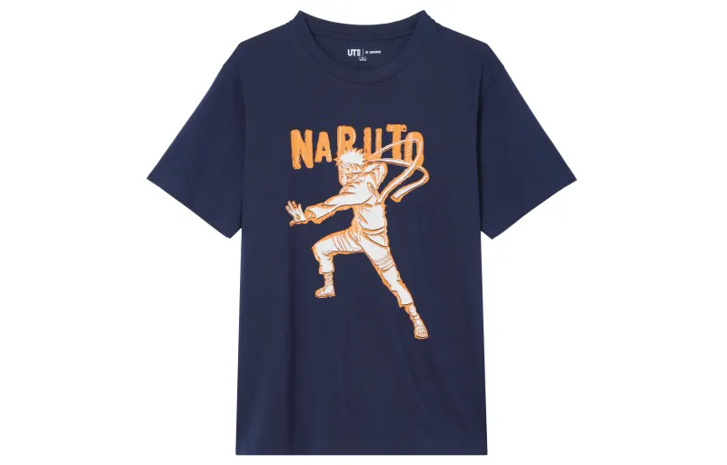 UNIQLO x HUOYINGRENZHE,LIANMINGKUAN SS23 T Shirt Unisex Navy Blue