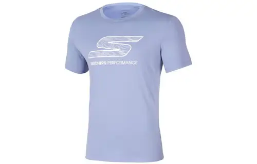 Skechers T Shirts Men's Crew Neck Moderate Straight Fit