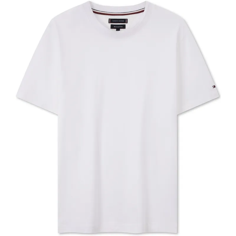 Tommy Hilfiger T Shirts Men's Crew Neck Moderate Straight Fit