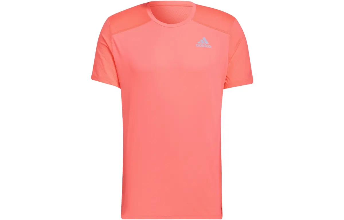 Adidas Running T Shirt Men's Acid Red