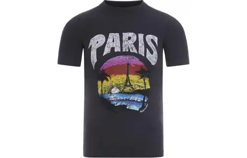 Balenciaga Graphic Printed Crewneck T-Shirt