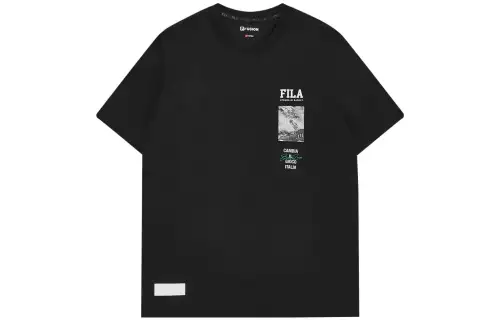 FILA FUSION T Shirt Men's Pitch Black