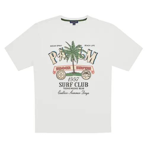 Teenie Weenie Men Camping T Shirt Summer Unisex