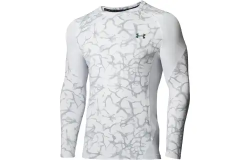 Under Armour T Shirts Men's Halo Gray Crew Neck Moderate Straight Fit