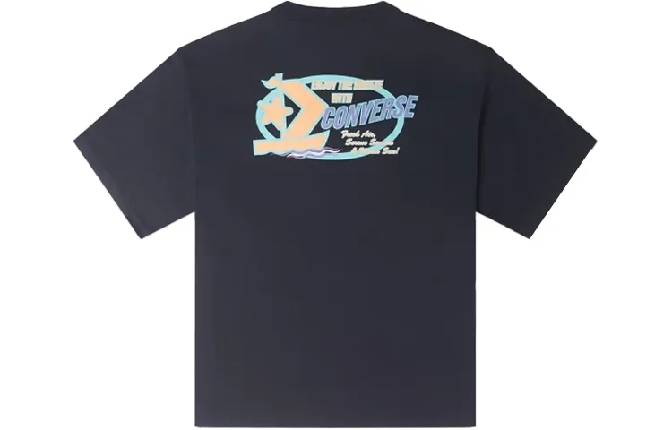 Converse SKATE VIBE GRAPHIC T Shirt Men's Black