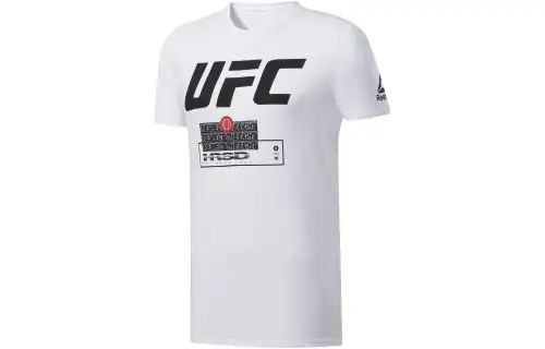 Reebok x UFC Collaboration FG Fight Week T Shirt Men's White