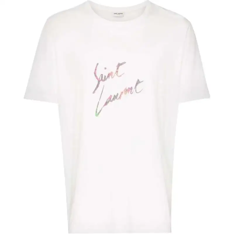 SAINT LAURENT SS23 T Shirt Men's White