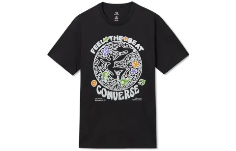 Converse T-Shirts Men's Crew Neck Moderate Straight Fit