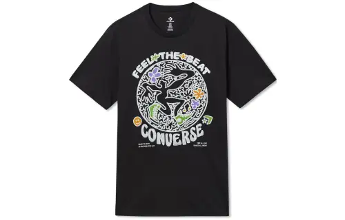 Converse T Shirts Men's Crew Neck Moderate Straight Fit