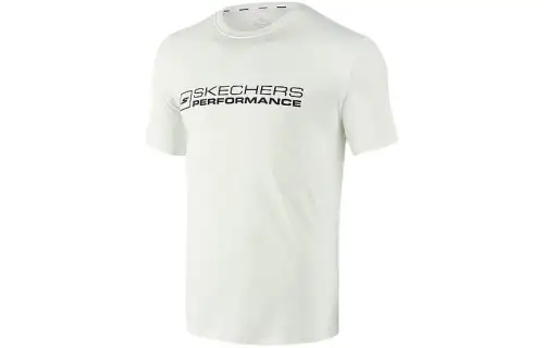 Skechers T Shirt Men's Marshmallow White