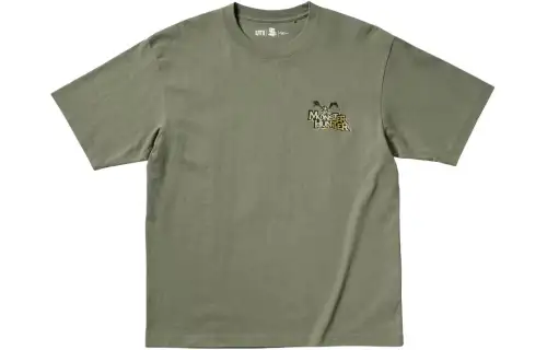 UNIQLO x Kosuke Kawamura X Capcom T Shirt Unisex Olive
