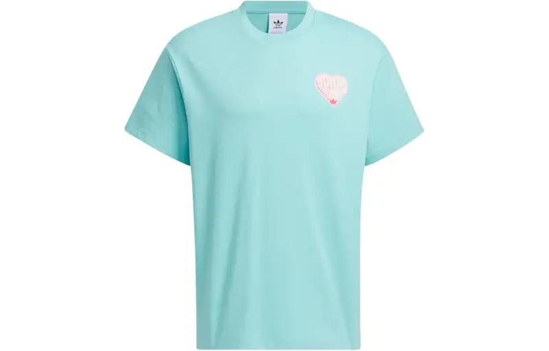 Adidas Originals SS24 T Shirt Unisex Simple Mint Green