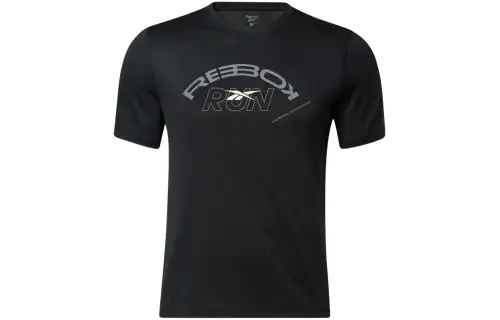 Reebok CYCLED Collection RE SS GRAPHIC TEE T Shirt Men's Black