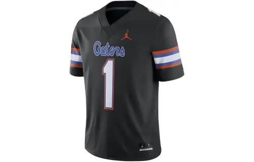Jordan DRI FIT UF College Football Jersey T Shirt Men's Black